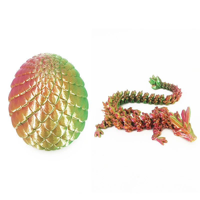 3D Printed Dragon Egg Fidget Toy ā Colour-Shift Dragon