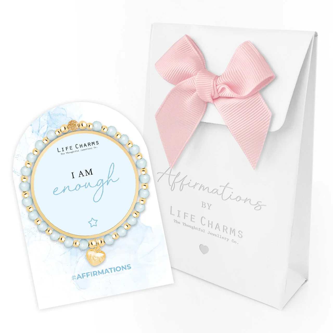 Affirmation Bracelet - I Am Enough - Image 3