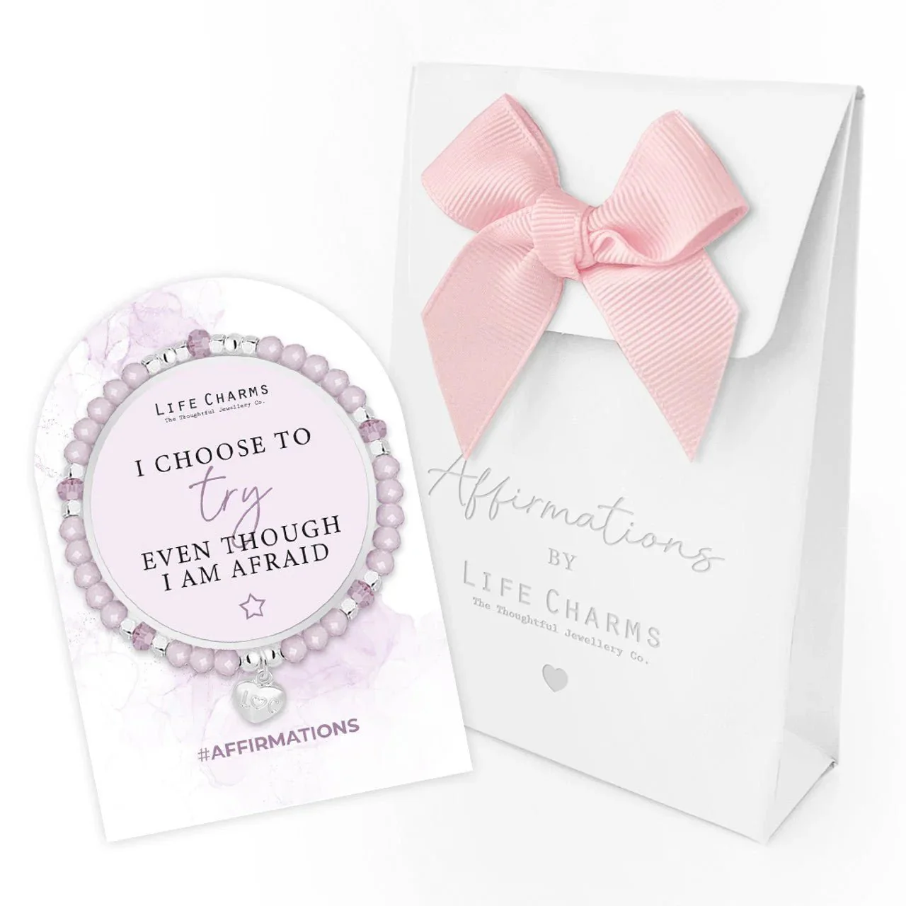 Life Charms Affirmation Bracelet β I Choose to Try - Image 3