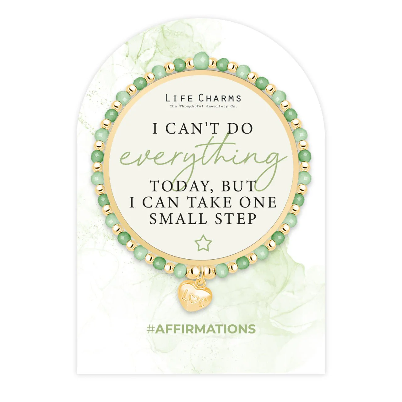 Affirmation Bracelet - Small Steps