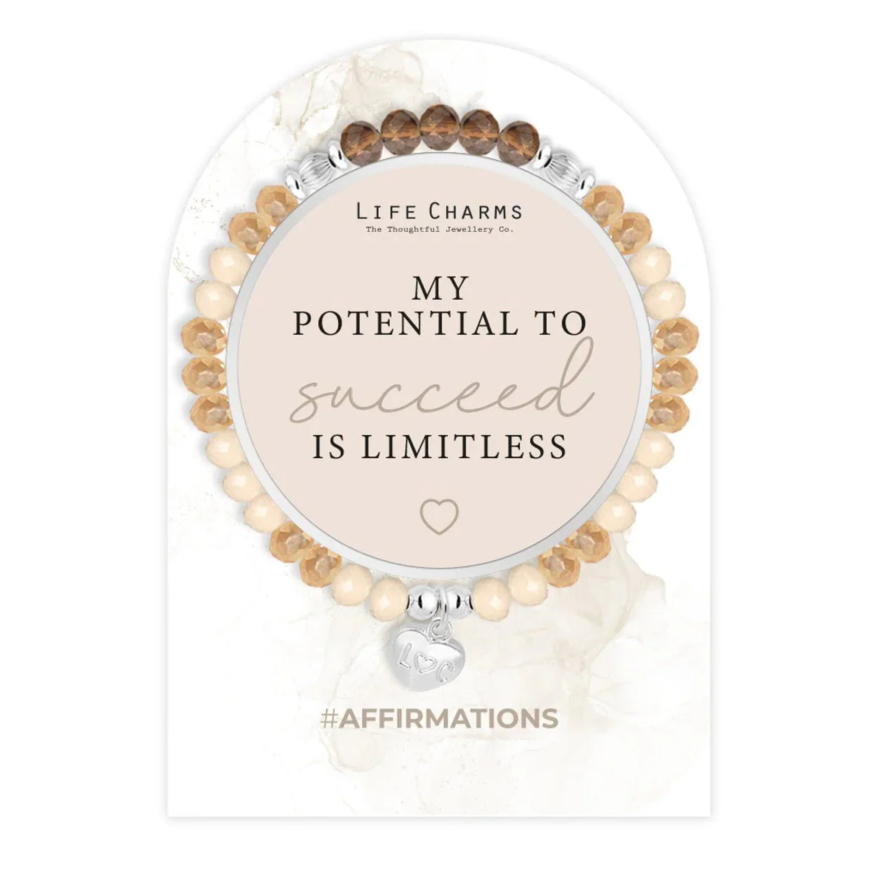 Life Charms Affirmation Bracelet β Success