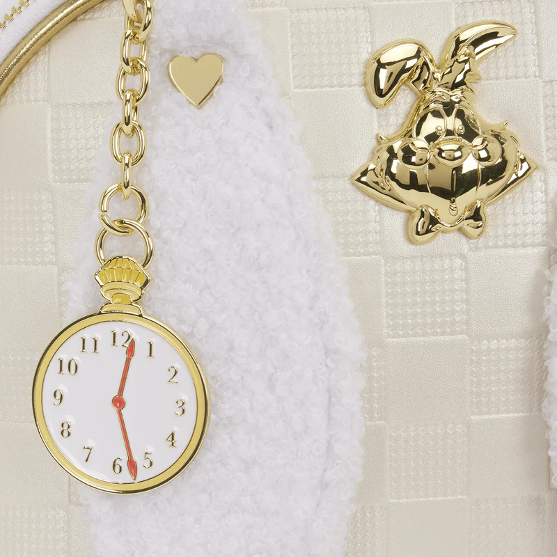 Loungefly Alice in Wonderland White Rabbit Handbag - Image 4