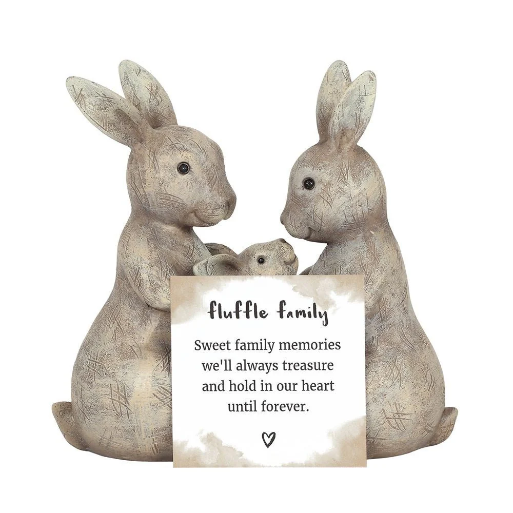 Animal Ornament - Bunny Fluffle Family - Image 3