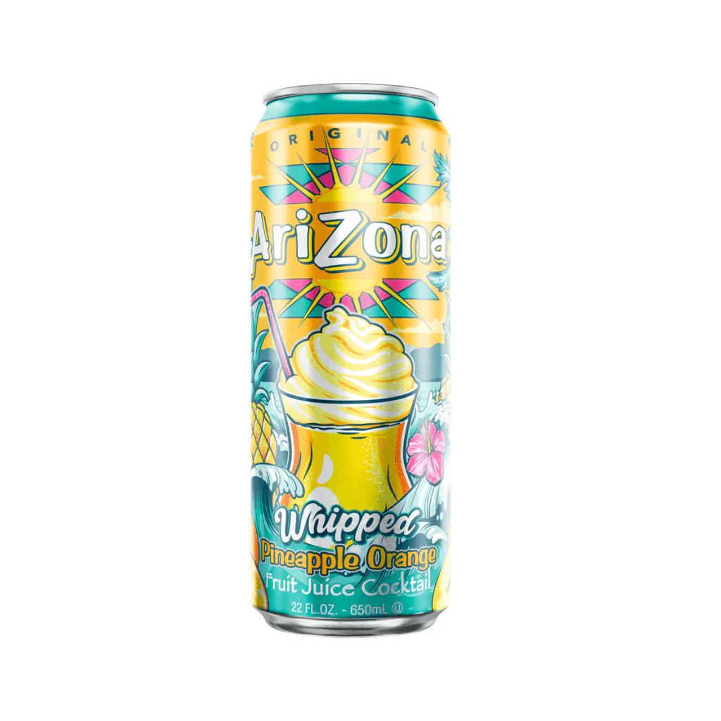 AriZona Whipped Pineapple Orange Fruit Juice Cocktail 650ml