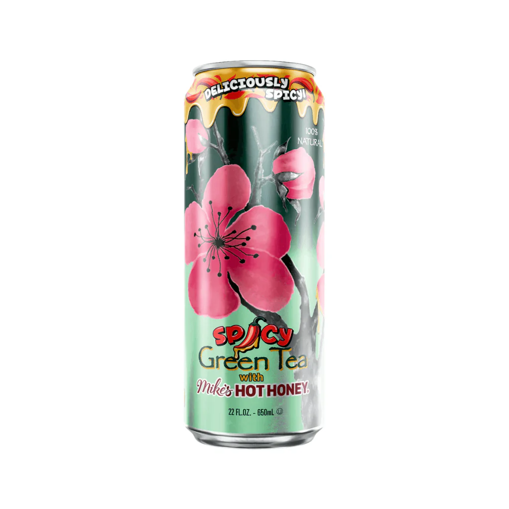AriZona x Mike's Hot Honey Spicy Green Tea Drink 650ml