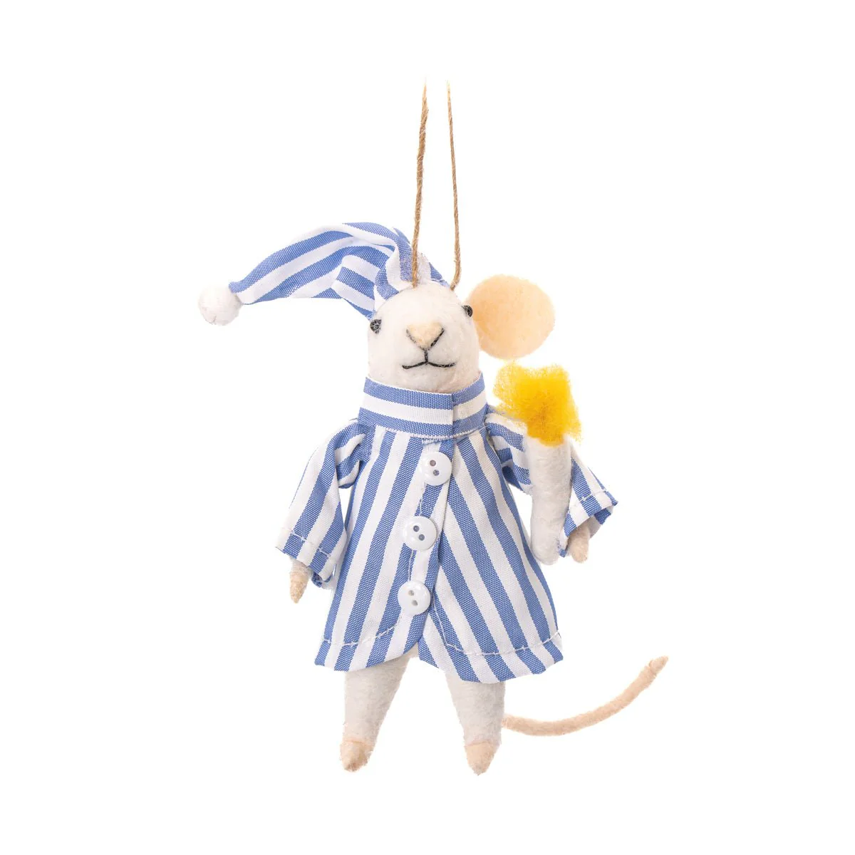 Sass and Belle Bedtime Mouse Felt Decoration
