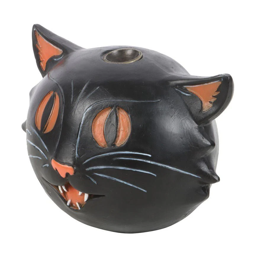Black Cat Backflow Incense Burner - Image 3