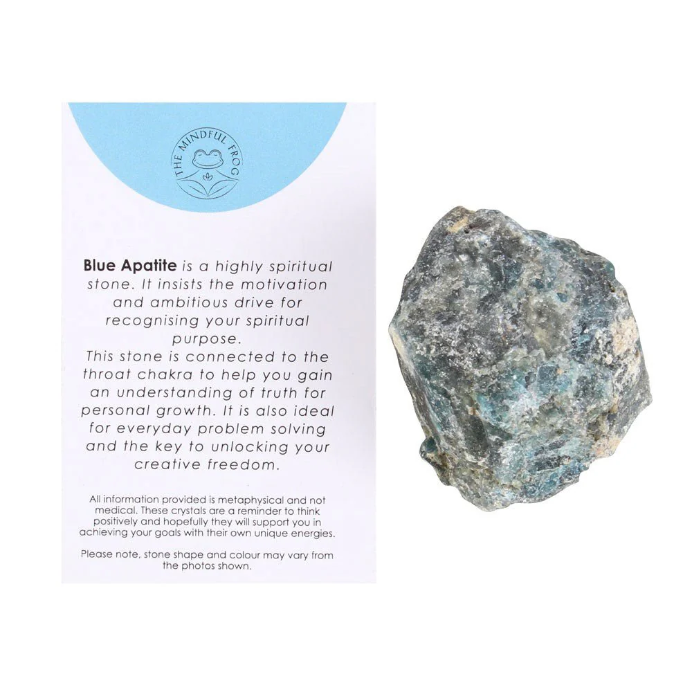 Blue Apatite Healing Rough Crystal - Image 2
