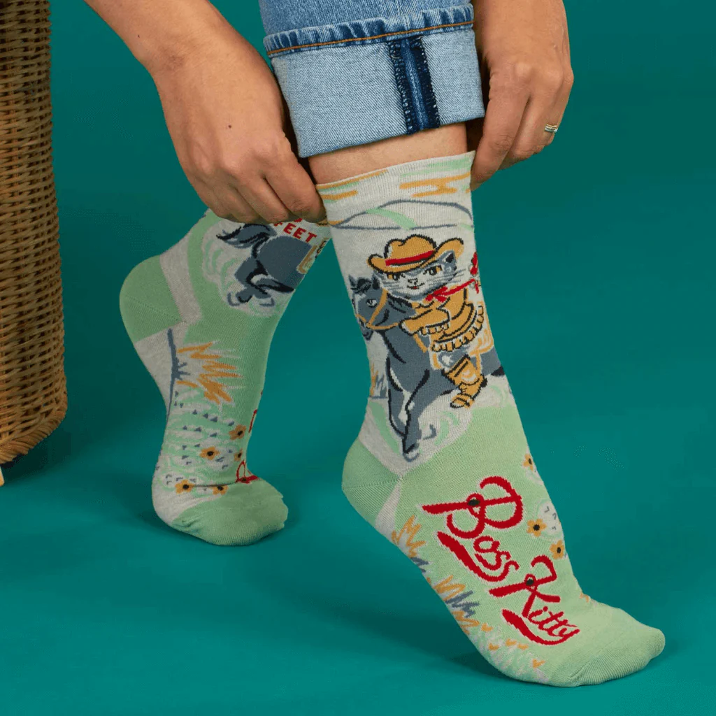 Blue Q Boss Kitty Women's Socks - Image 3