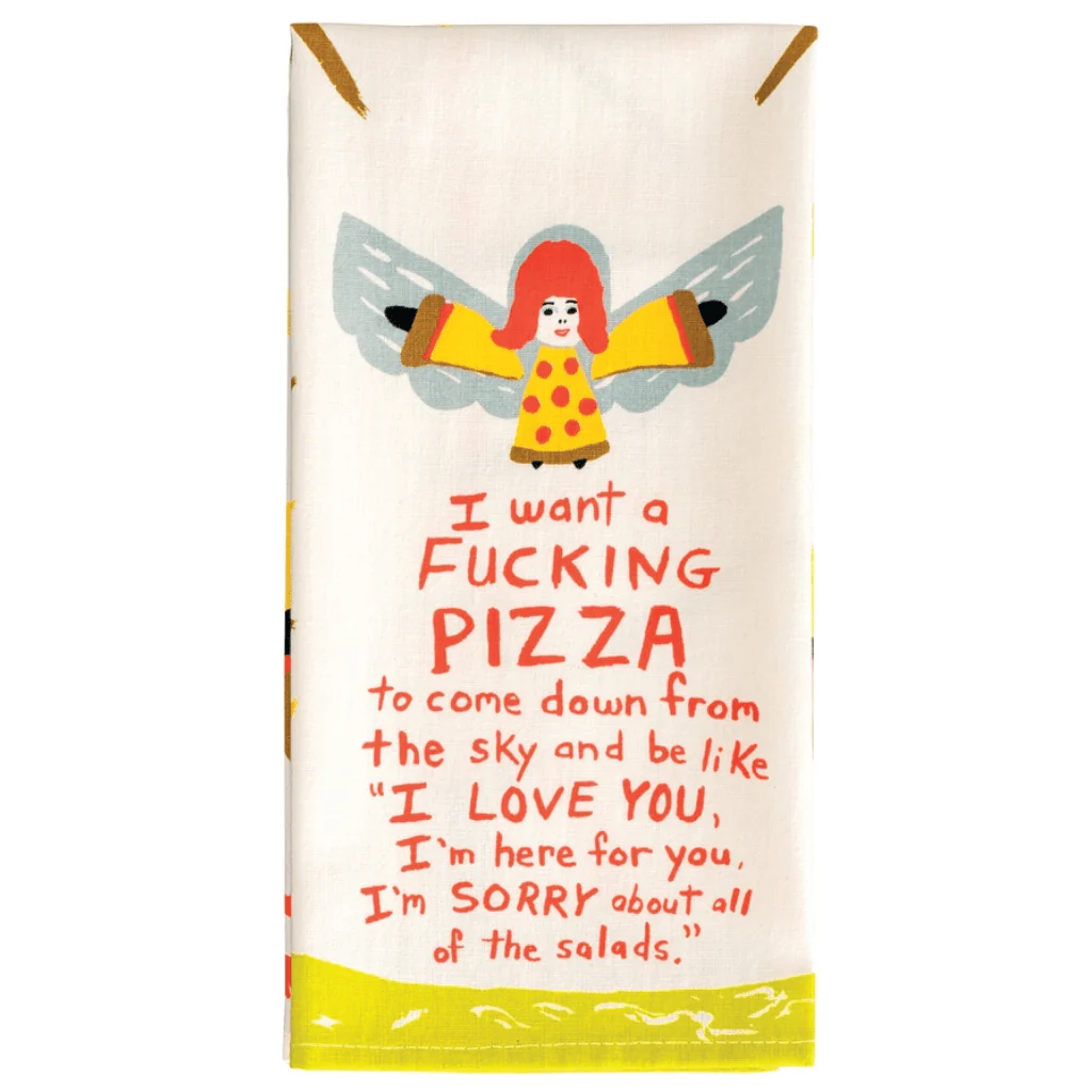 Blue Q - Fucking Pizza Tea Towel