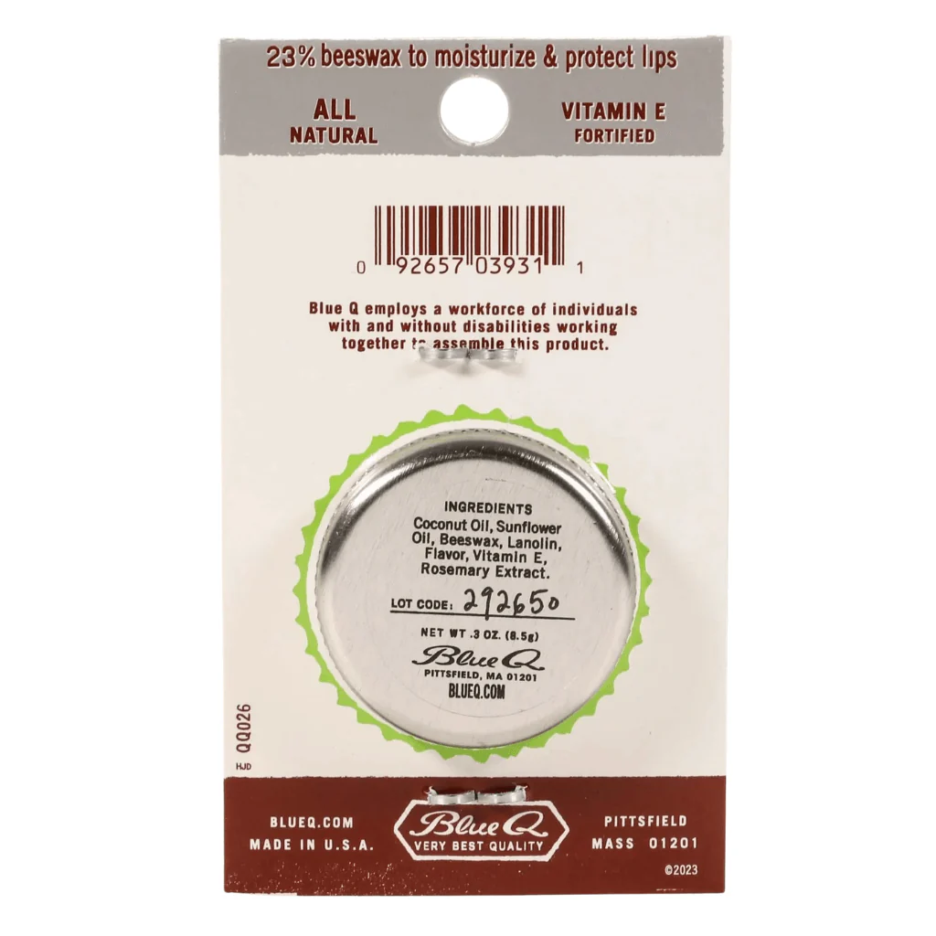 Blue Q Lip Shit Lip Balm – Coconut Mint & Lime - Image 2