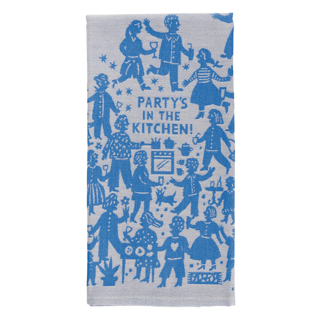 Blue Q - Party’s In The Kitchen Tea Towel