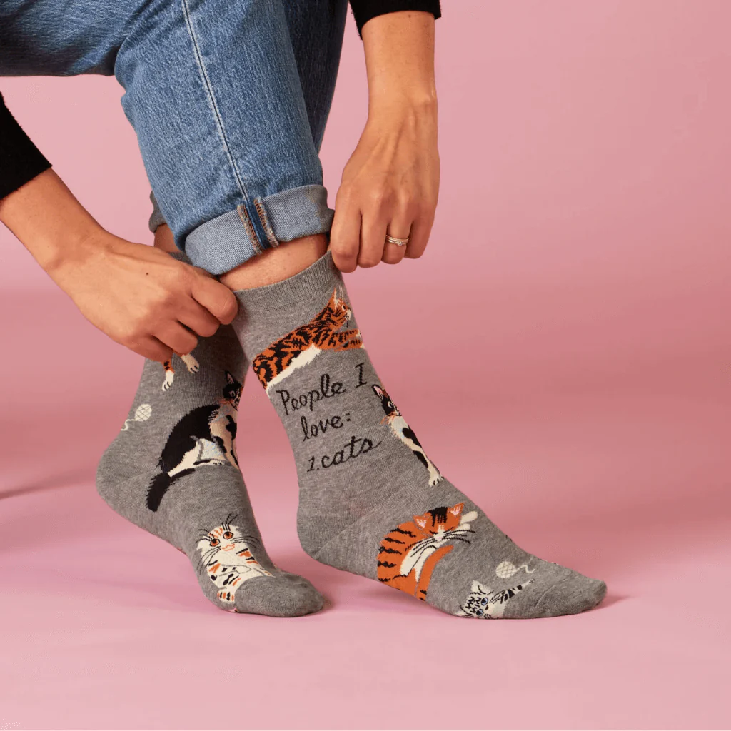 Blue Q People I Love: Cats Women's Socks - Image 3