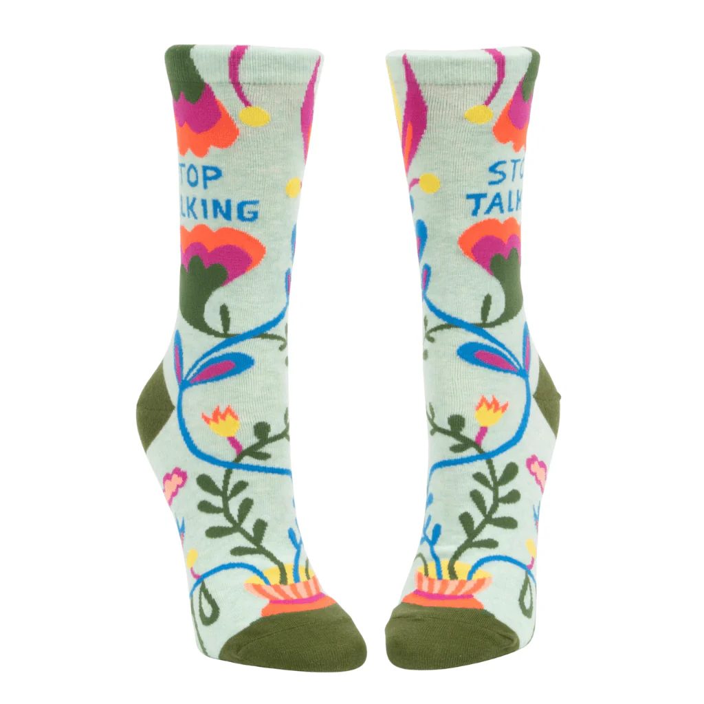 Blue Q Stop Talking Women's Socks - Image 2