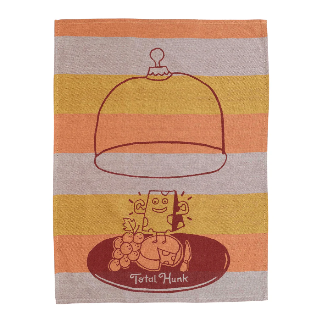 Blue Q - Total Hunk Cheese Tea Towel - Image 2