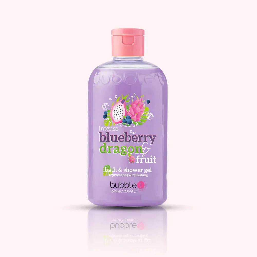 Bubble T Blueberry & Dragonfruit Smoothie Body Wash (500ml)