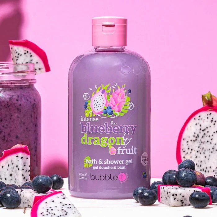 Bubble T Blueberry & Dragonfruit Smoothie Body Wash (500ml) - Image 2