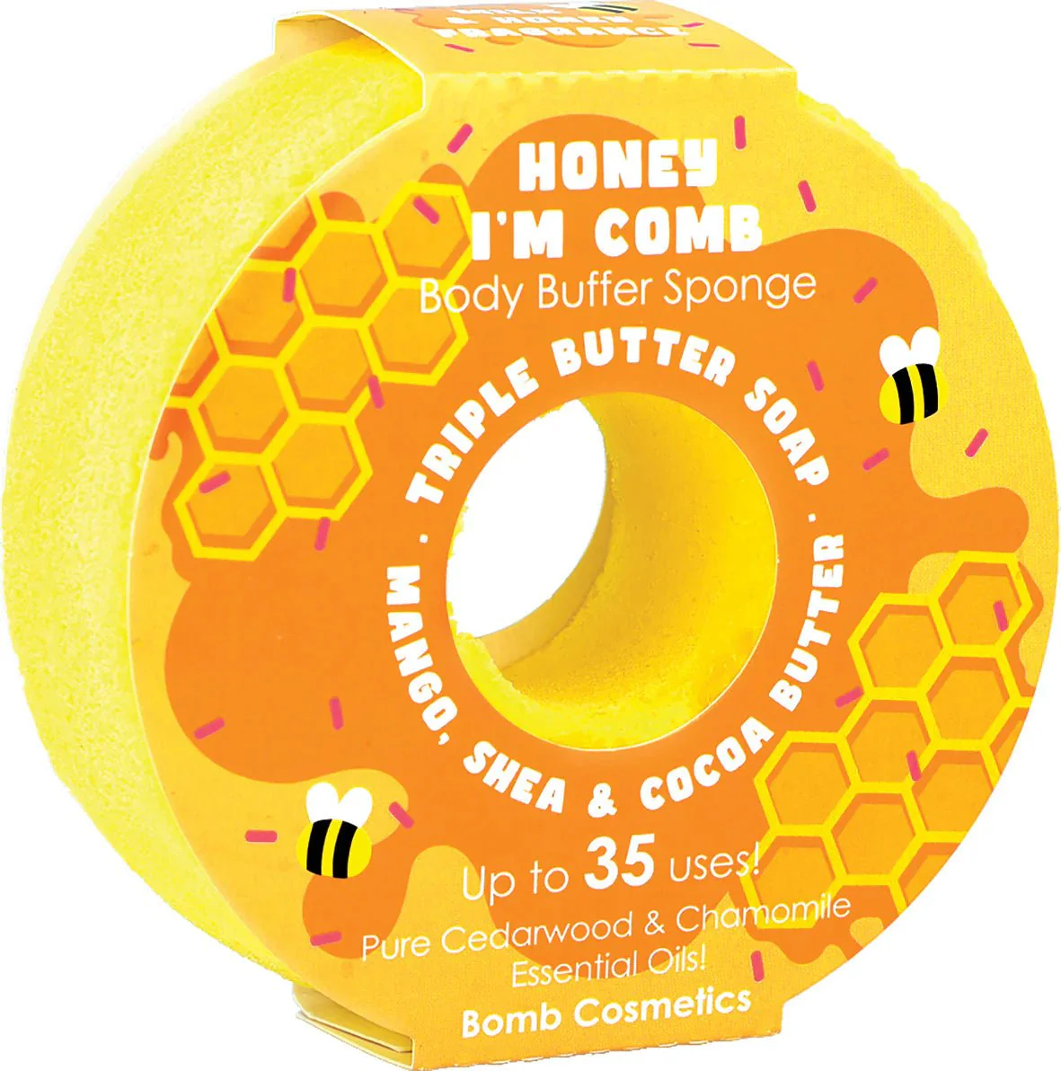 Honey I'm Comb Loofah Body Buffer – Soap Inside Sponge