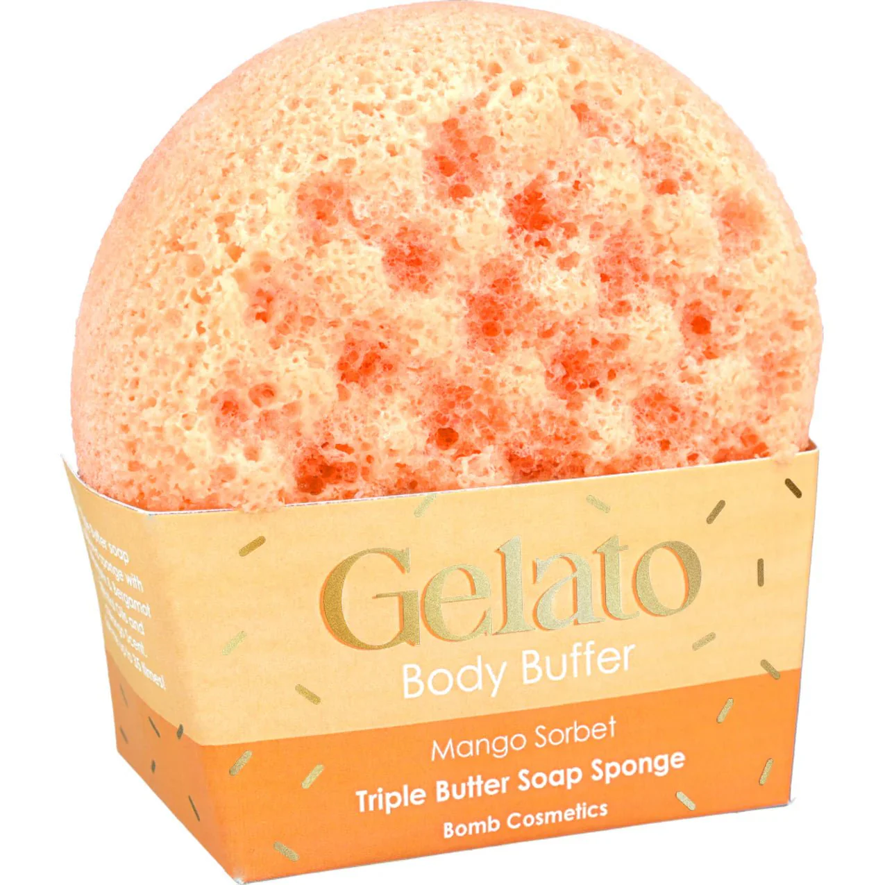 Mango Sorbet Gelato Body Buffer ā Soap Inside Loofah Sponge