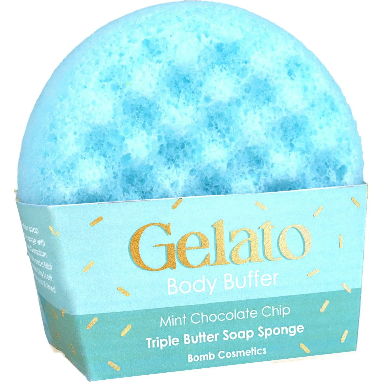 Mint Choc Chip Gelato Body Buffer β Soap Inside Loofah Sponge