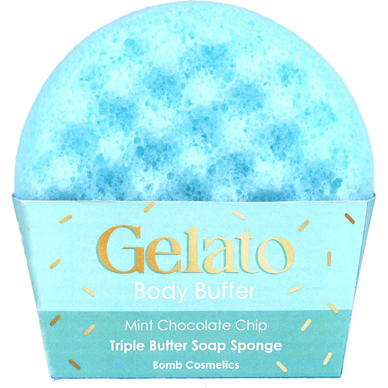 Mint Choc Chip Gelato Body Buffer β Soap Inside Loofah Sponge - Image 2