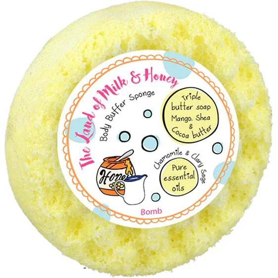 Land of Milk & Honey Loofah Body Buffer – Soap Inside Sponge