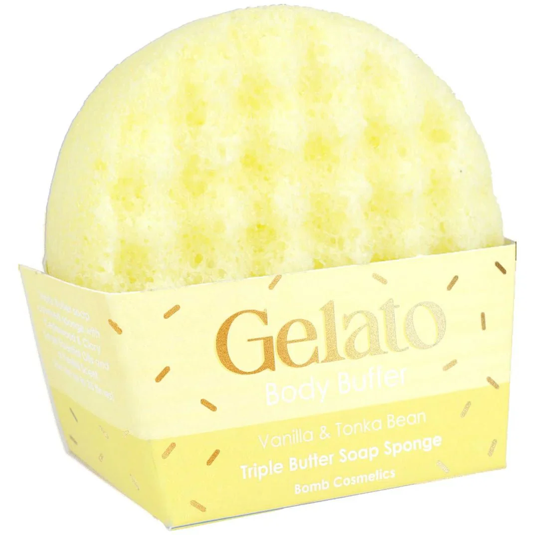 Vanilla & Tonka Bean Gelato Body Buffer β Soap Inside Loofah Sponge