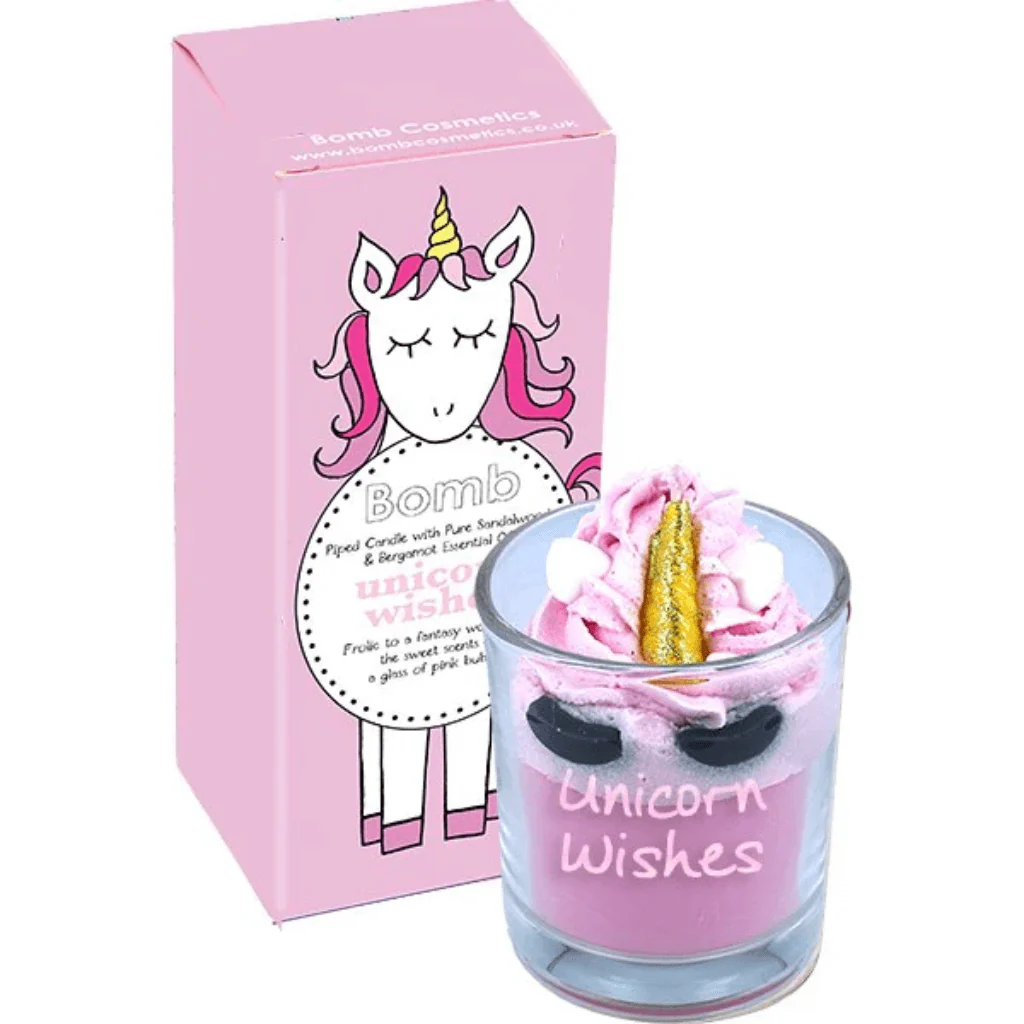 Bomb Cosmetics Unicorn Wishes Piped Scented Candle