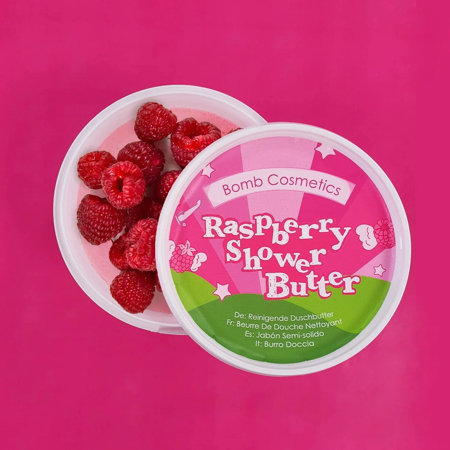 Bomb Cosmetics Shower Butter 365ml - Raspberry - Image 2