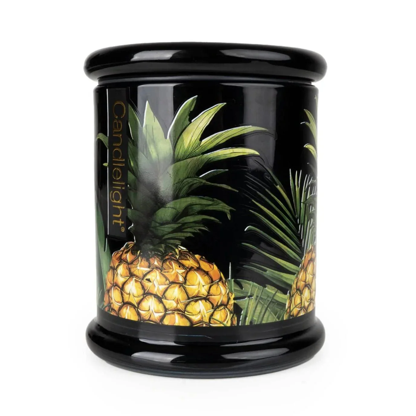 Candlelight Large Glass Lidded Jar Candle ā Pineapple & Coconut