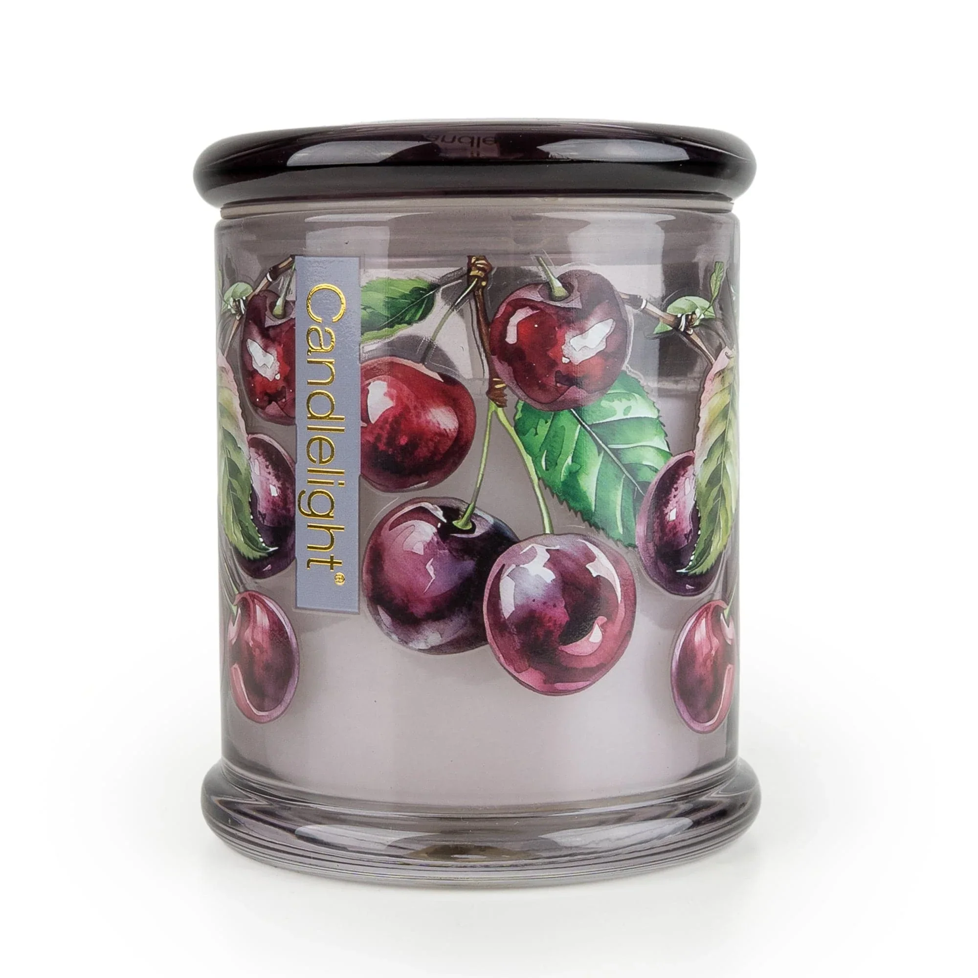 Candlelight Large Glass Lidded Jar Candle β Sour Cherry & Lime