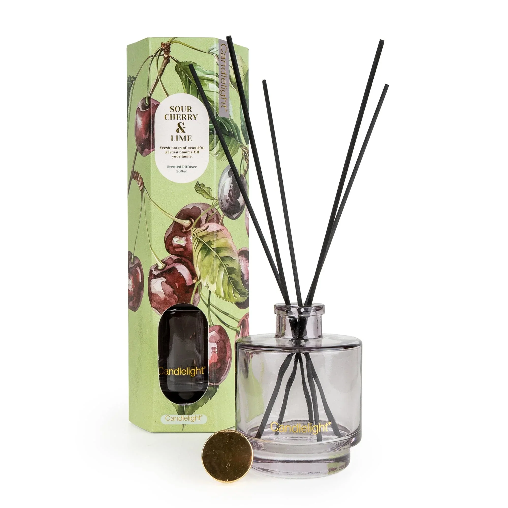 Candlelight Sour Cherry & Lime 200ml Reed Diffuser