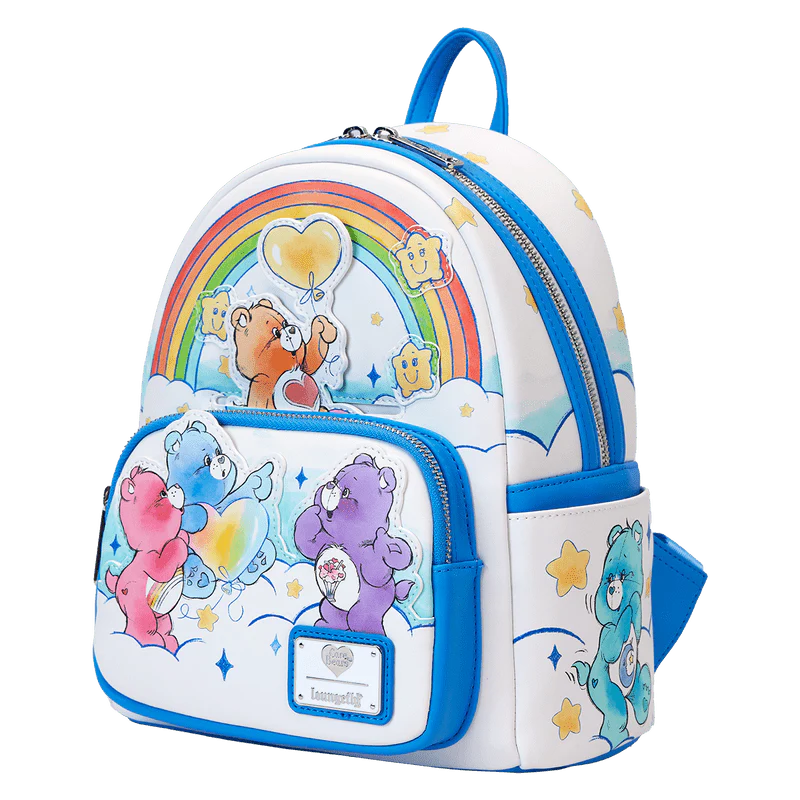 Loungefly Care Bears Care-A-Lot Rainbow Mini Backpack - Image 2