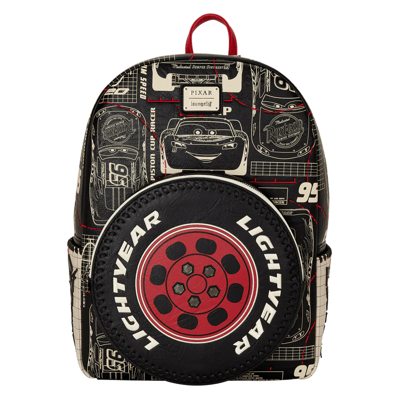 Loungefly Cars Lightning McQueen Full-Size Backpack