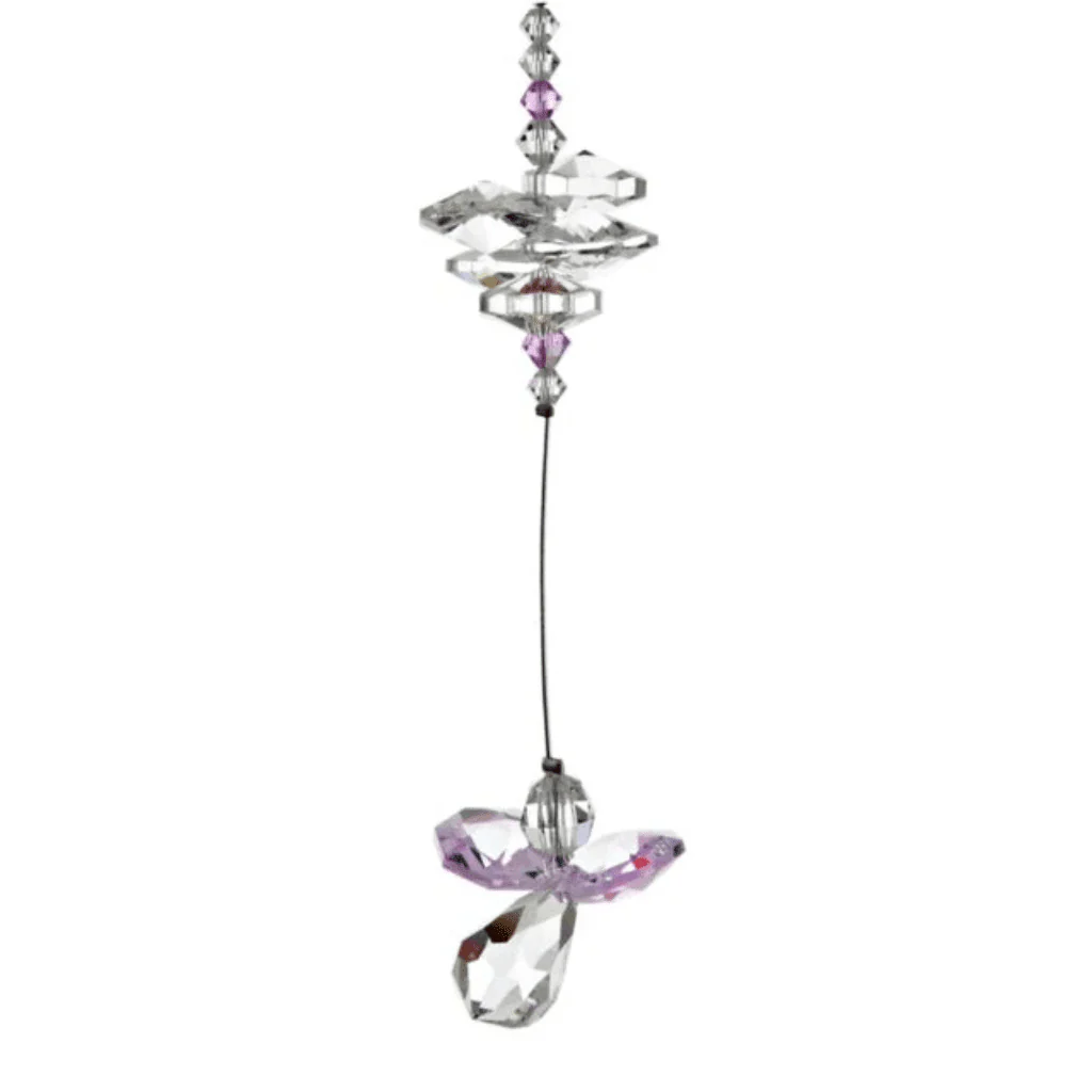 Wild Things Rose Guardian Angel Crystal Cascade β October Birthstone Inspired