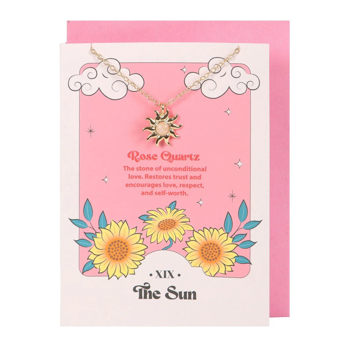 Celestial Necklace Card - The Sun