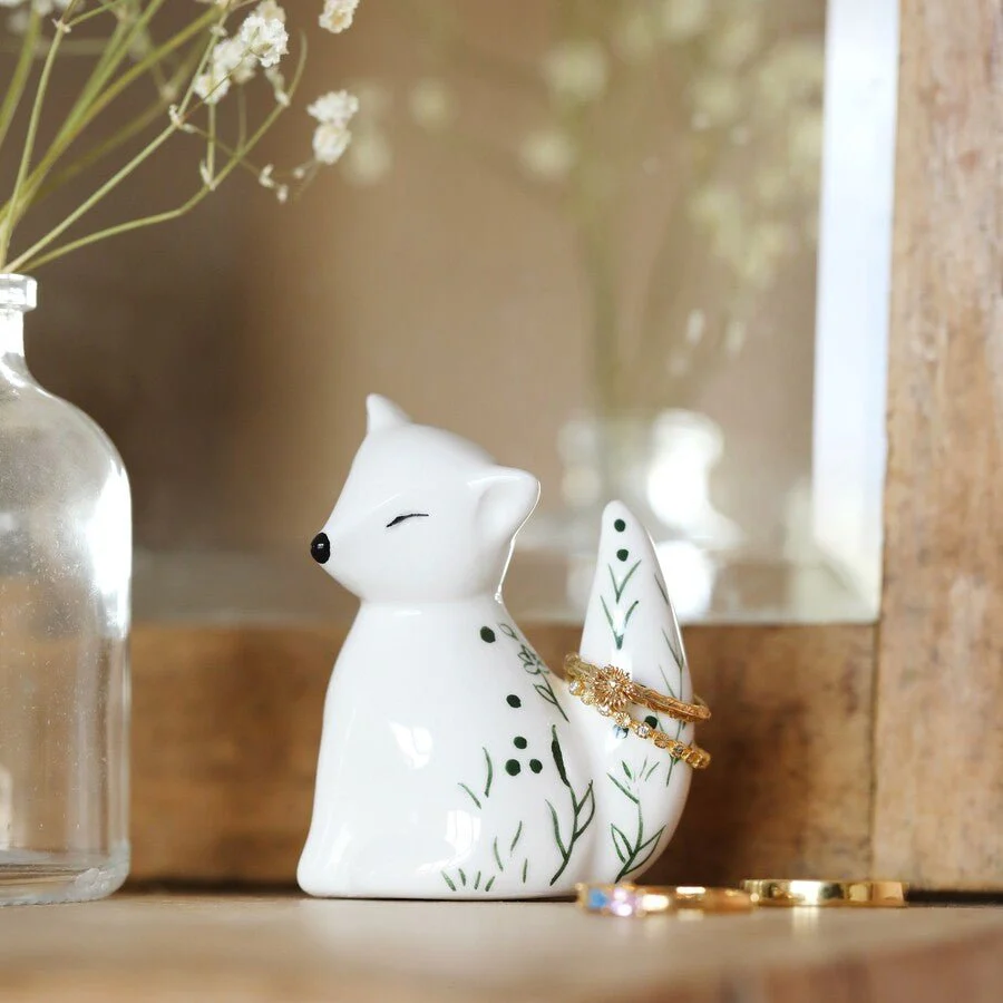 Lisa Angel Ceramic Fox Ring Holder - Image 4