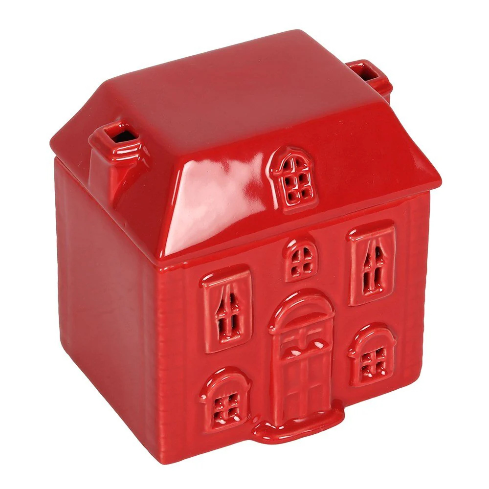 Ceramic House Oil Burner Red - Image 2