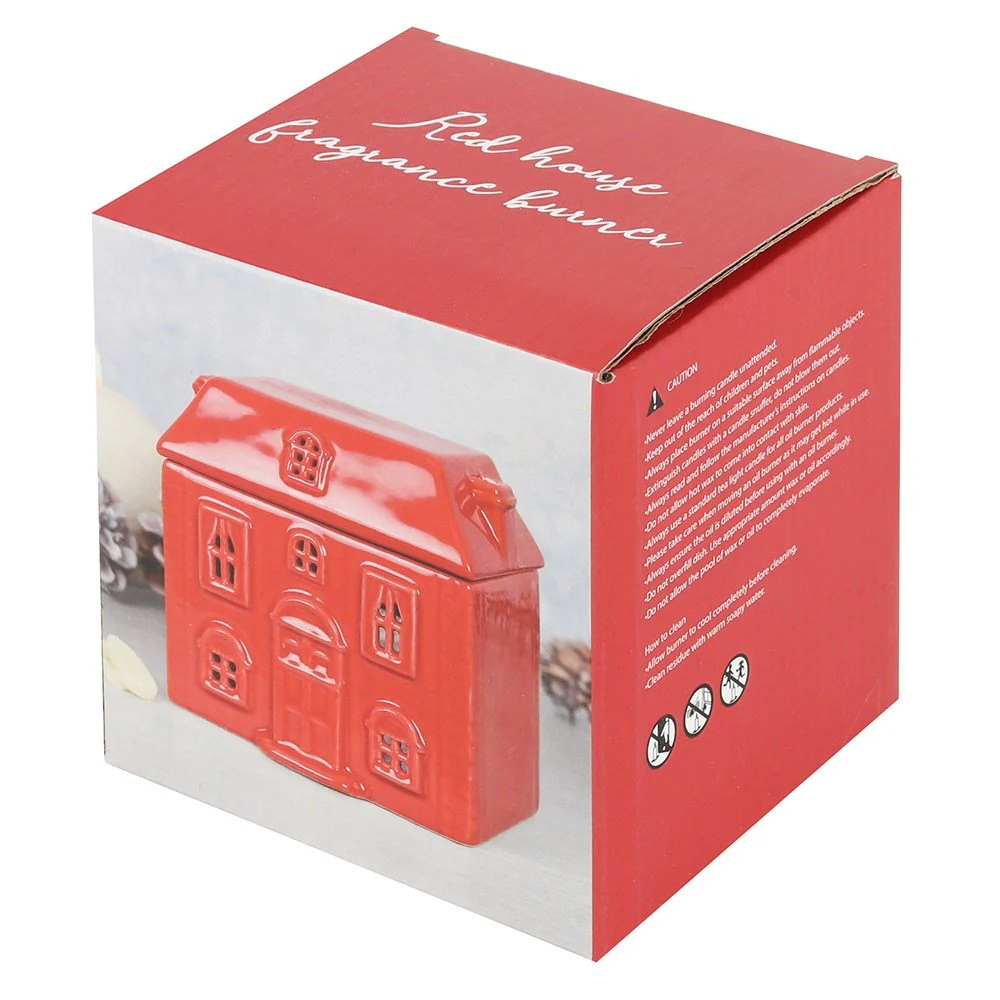 Ceramic House Oil Burner Red - Image 5