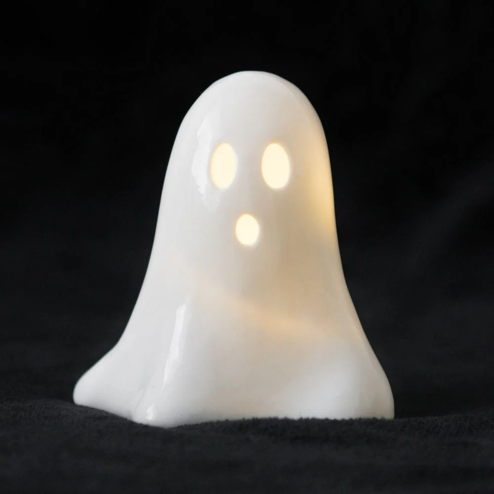 Ceramic Light Up LED Ghost - Image 2
