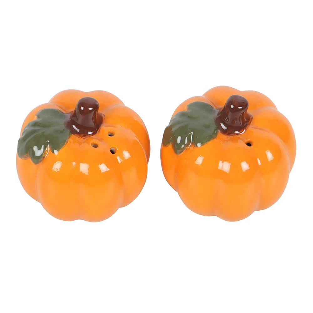 Ceramic Pumpkin Salt & Pepper Shakers – Autumn Homeware Gift - Image 4