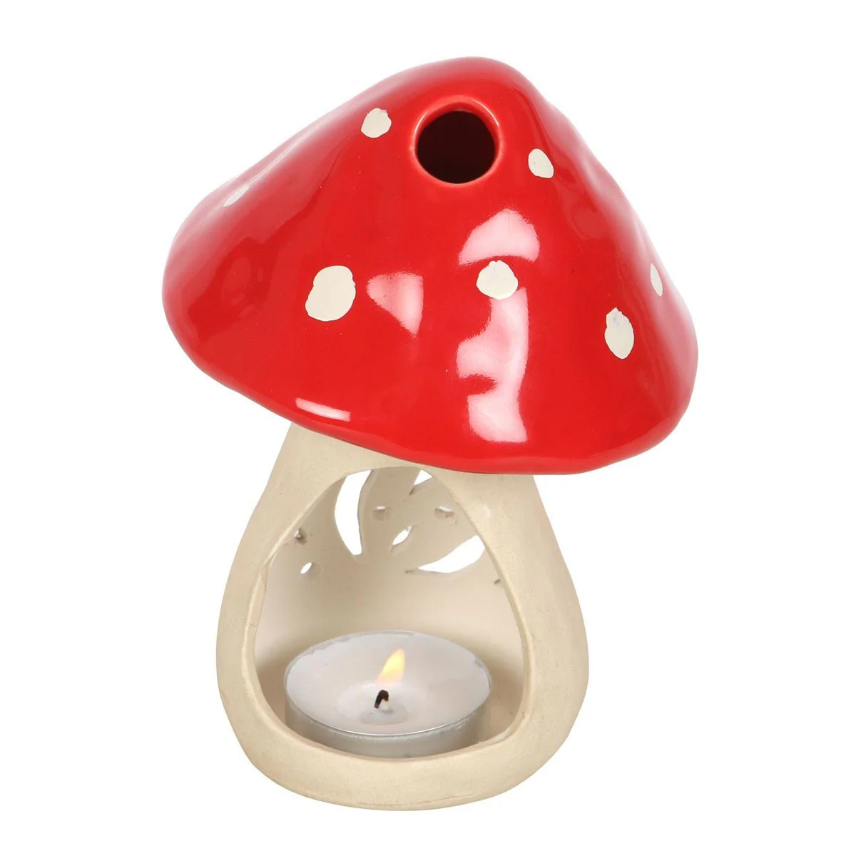 Ceramic Tealight Holder - Mushroom - Image 3