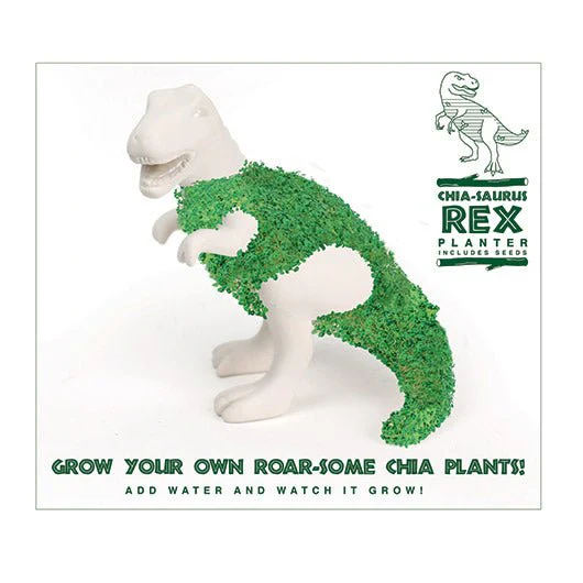 Chia-Saurus Rex Dinosaur Chia Planter