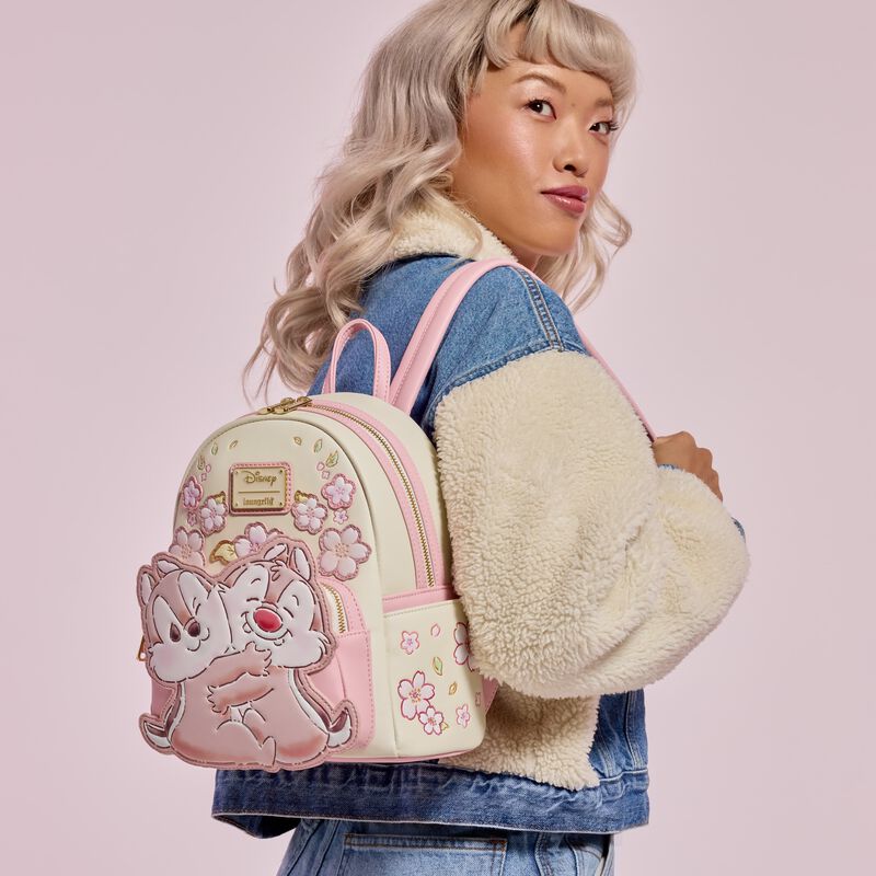 Loungefly Chip 'n' Dale Cherry Blossoms Mini Backpack - Image 7