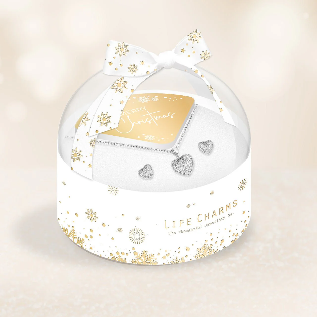 Christmas Gift Set In Bauble Box - Heart