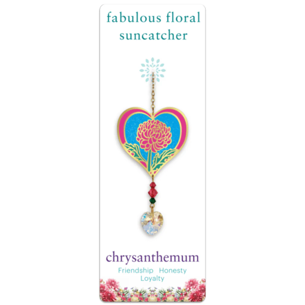 Chrysanthemum Crystal Suncatcher β Fabulous Florals