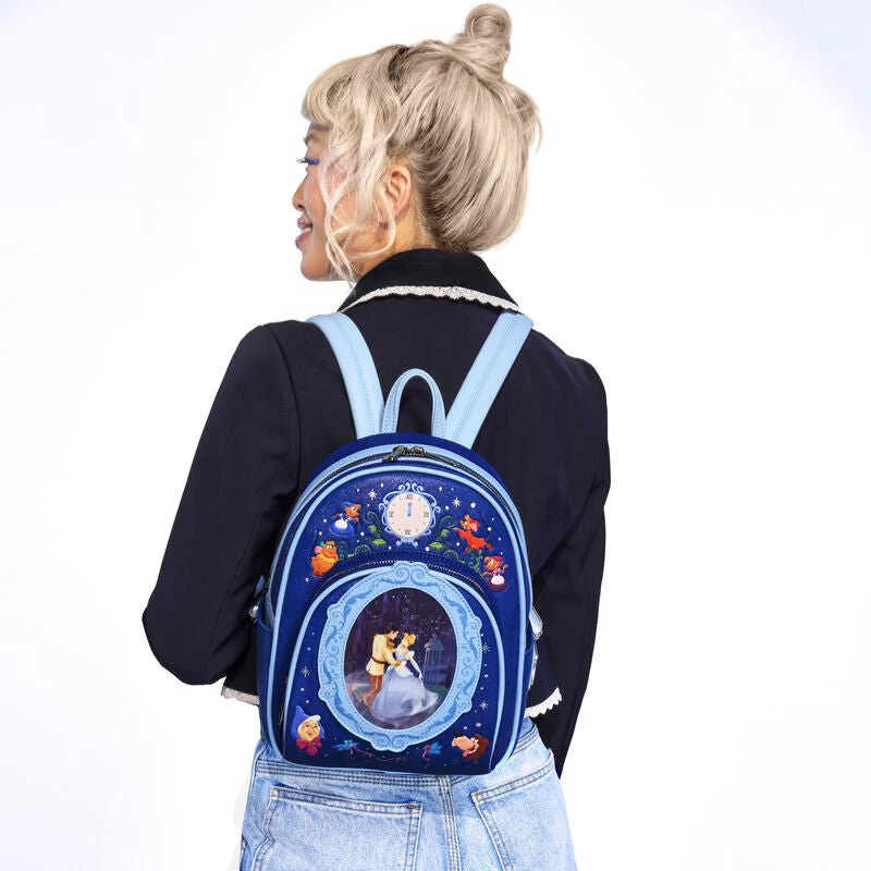 Loungefly Cinderella 75th Anniversary Royal Ball Lenticular Mini Backpack - Image 9