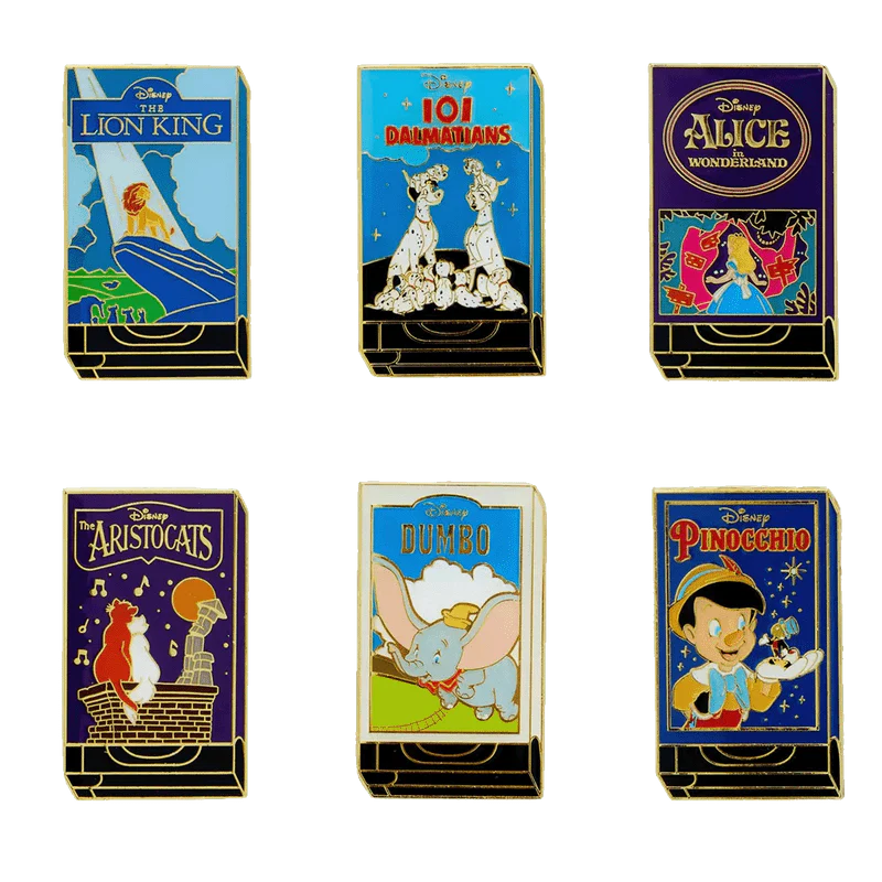 Loungefly Disney Classic VHS Covers Blind Box Pin