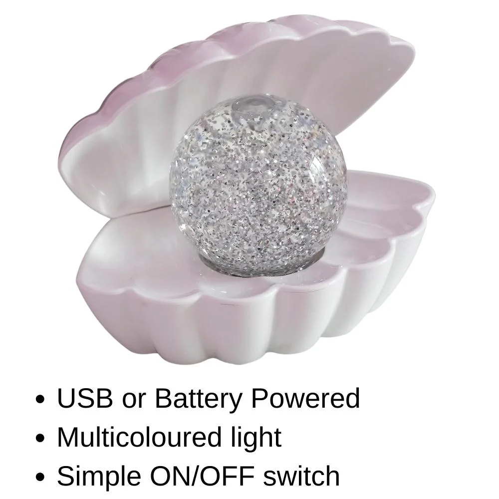 Colour LED Clam - Black Pearl - Image 2