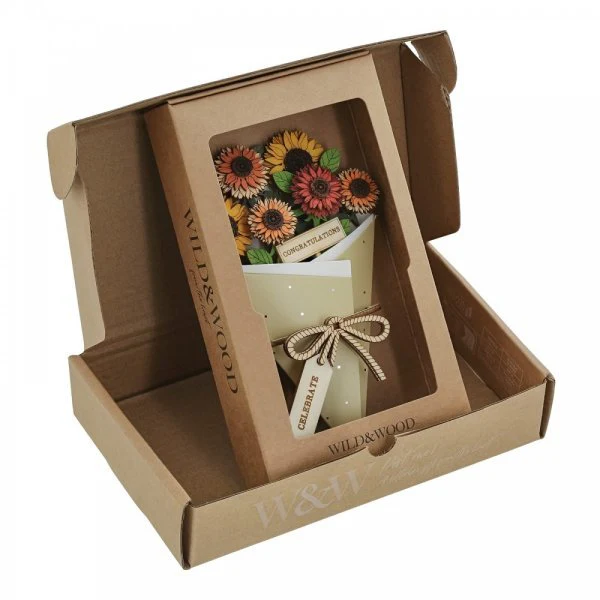Congratulations 3D Flower Figurine Card - Image 10